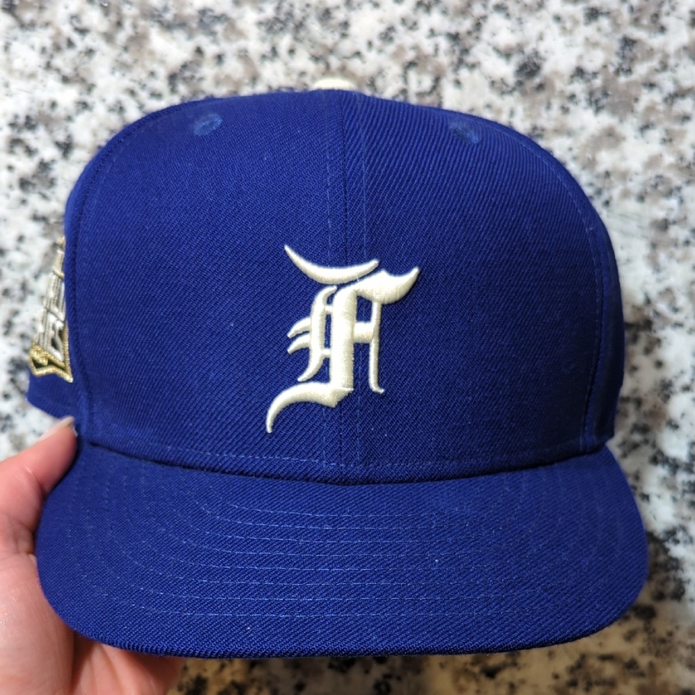 New Era Fear Of God Essentials Dodgers 2020 World Series Fitted Hat Size 6 7/8